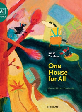 One House For All 一屋子里的人 英文原版 进口原版 4岁以上 精装儿童绘本 Juris  Juris Petraskevics