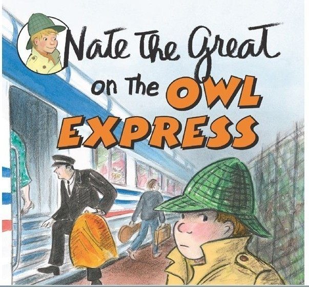 英文原版 nate the great on the owl express