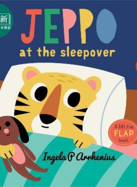 Jeppo at the Sleepover 杰波去过夜 英文原版儿童绘本 故事绘本 Ingela P Arrhenius 精装 3到6岁 又日新