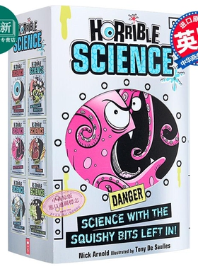 学乐可怕的科学 6册 Horrible Science 6 Book Set 英文原版 儿童科普读物 进口童书 又日新