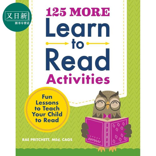 125个学习阅读活动 125 More Learn to Read Activities Teach Your Child to Read 英文原版小学英语练习 5-7岁 又日新