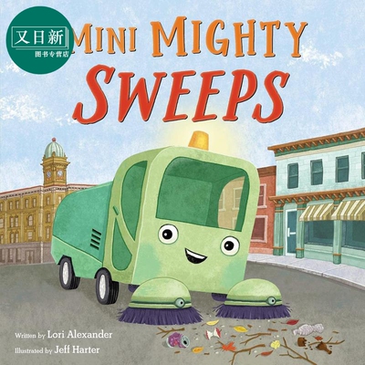 小小扫地车英文原版绘本故事