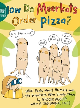 猫鼬如何订购披萨 How Do Meerkats Order Pizza 英文原版 儿童科普绘本 动物百科知识图画书 进口儿童读物8岁+ 又日新