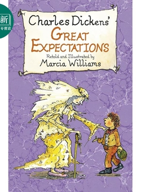 狄更斯少年版 远大前程 Dickens Great Expectations 英文原版 儿童经典文学 插图初级章节书 进口童书 9岁以上 又日新