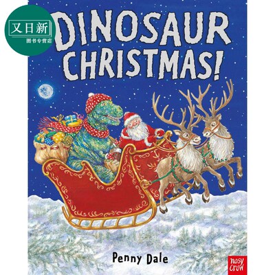 预售 超级恐龙系列:恐龙圣诞节Dinosaur Christmas! 英文原版 儿童绘本 动物故事图画书 精品绘本 进口图书 Nosy Crow 又日新