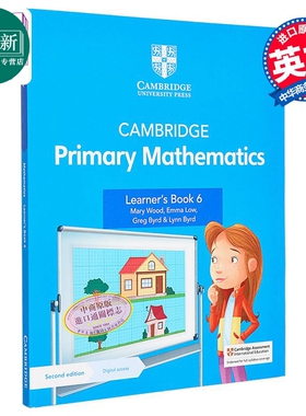 NEW Cambridge Primary Mathematics Learner's Book 6 with Digital Access (1 Year) 剑桥小学数学学生书六年级 又日新