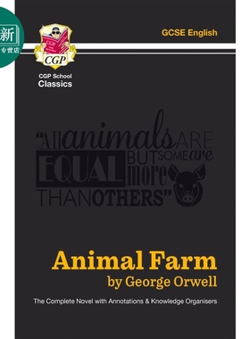 英国CGP Animal Farm - The Complete Novel with Annotations and Knowledge Organisers 又日新