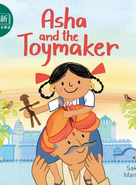 阿莎和玩具制造商Sakshi Mangal Asha and the Toymaker 英文原版 儿童绘本 图画故事书 精装精品绘本 进口童书 又日新