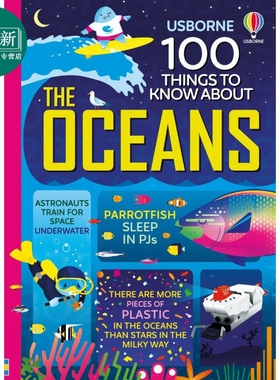 100海洋大发现 100 Things to Know About the Oceans 英文原版进口 科普读物 精装 科学百科知识读本 8岁以上 又日新