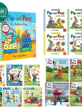 波西和皮普 Pip and Posy系列 英文原版 Axel Scheffler儿童启蒙故事绘本 亲子活动书翻翻书 幼儿童书 进口读物  又日新