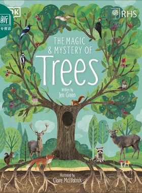 DK The Magic and Mystery of Trees 皇家园艺学会 树的秘密 英文原版进口儿童知识绘本 森林大自然生物科普图画书