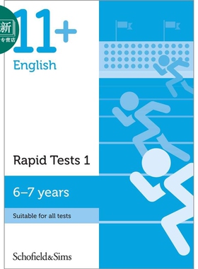 英国S&S教辅 11+ English Rapid Tests 1 英语快速测试1 有答案 6-7岁 英文原版进口图书CEM GL考试适用 又日新