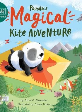 熊猫的风筝历险Pandas Magical Kite Adventure Tippers Toy Box Adventures 1英文原版儿童绘本动物故事精装进口 又日新