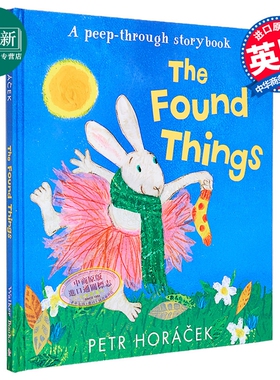 兔子的探秘冒险之旅 Petr Horácek The Found Things A peep-through storybook 英文原版 绘本故事精装精品绘本 又日新