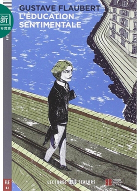预售 法文原版ELI Young Adult Readers French B2: L'Education sentimentale 情感教育 法语学习分级阅读读物 含音频 又日新