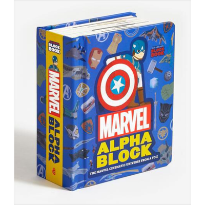 漫威英雄字母立体书 Marvel Alphablock 儿童英语启蒙 儿童读物 英文原版