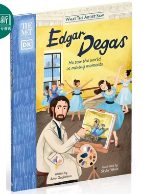 Katy Knapp The Met Edgar Degas DK 大都会的埃德加 英文原版 进口图书 儿童绘本 故事图画书 人文历史百科 又日新