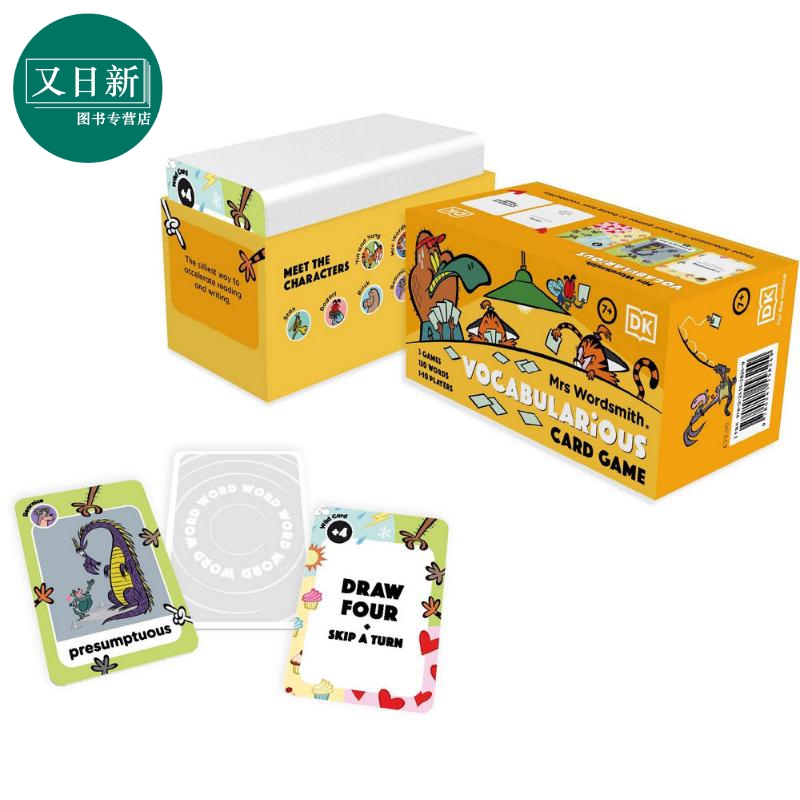 Mrs Wordsmith Vocabularious Card Game Ages 7–11(Key Stage 2)(UK)DK沃德史密斯夫人词汇游戏卡又日新