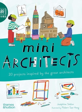 预售 小小建筑师 Mini Architects 英文原版 儿童科普绘本 知识百科图画书 进口童书 又日新