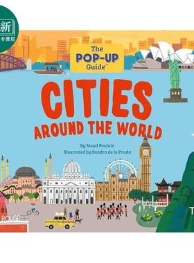 立体指南 地球上的大城市 The Pop-Up Guide Cities Around the World 英文原版 儿童立体书玩具书 科普绘本 精装 又日新