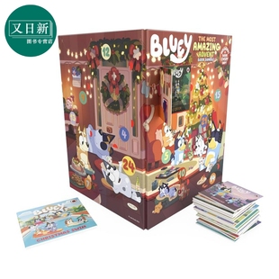 Book 小蓝狗布鲁伊盲盒书 Amazing 预售 Bundle 进口童书 The 儿童卡通动画绘本故事书 Bluey 又日新 Most 英文原版 Advent