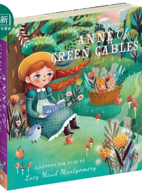 Lit for Little Hands Anne of Green Gables 小手翻翻小童话 绿山墙的安妮 英文原版 儿童小初文学故事书 又日新