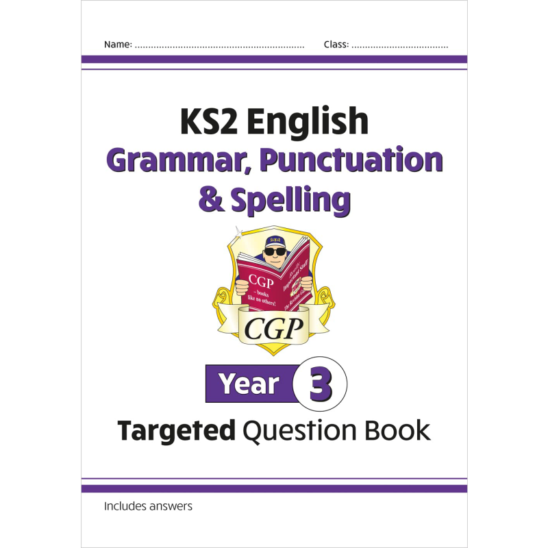 英国CGP KS2 English Targeted Question Book: Grammar, Punctuation & Spelling - Year 3 又日新