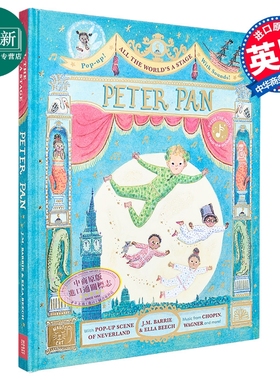 立体发声书 彼得潘 All the Worlds a Stage Peter Pan A pop-out sound adventure 英文原版儿童绘本故事书 精装 又日新