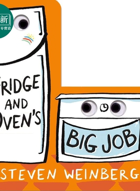 冰箱和烤箱的大任务 The Big Jobs Books Fridge and Ovens Big Job 英文原版 亲子早教认知 纸板书 进口童书  又日新