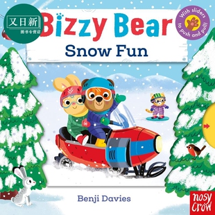 动物故事 Bear 英文原版 Bizzy Benji 6岁 Fun Snow 又日新 小熊很忙：24 Davies 儿童绘本
