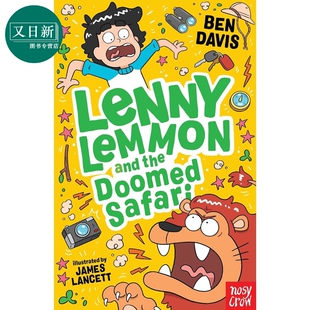 儿童英语课外阅读 又日新 Lemmon Doomed Safari the Lenny and 爆笑校园喜剧小说故事 搞笑喜剧 英文原版 莱尼.莱蒙4