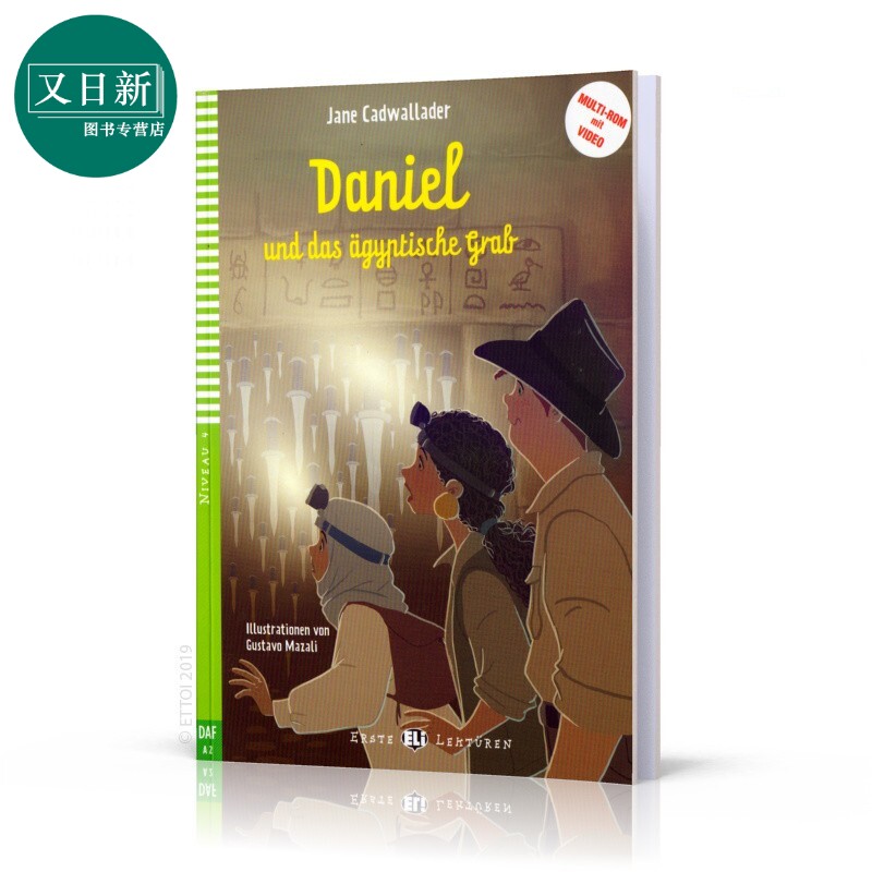 ELI Young Readers German A2: Daniel und das ägyptische Grab 丹尼尔与埃及古墓 德语分级读物 德文原版 进口图书 又日新