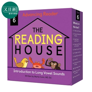 Long Conn Reading Vowel Intro Set Marla 阅读小房子6级 8岁 儿童绘本 分级阅读 House The 又日新 英文原版