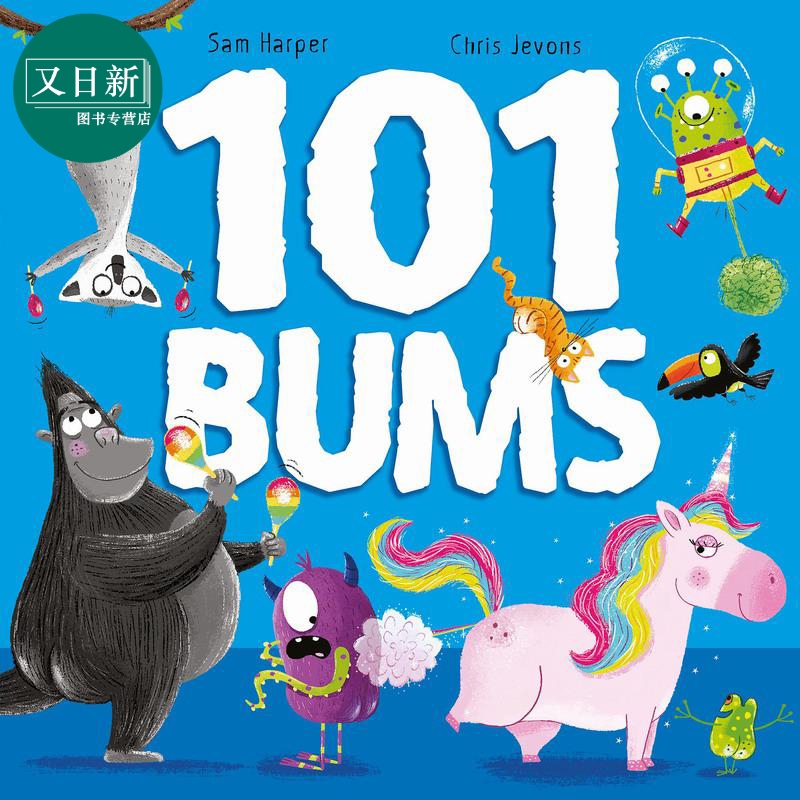 101个流浪汉 Chris Jevons 101 Bums 英文原版 儿童绘本 搞笑幽默故事图画书 亲子童书绘本 进口儿童读物 又日新