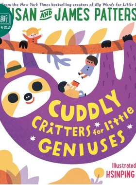 Susan Patterson：Cuddly Critters for Little Geniuses动物小天才英文原版进口图书儿童绘本故事图画书 又日新