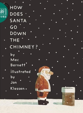 圣诞老人的烟囱 平装 Mac Barnett How Does Santa Go Down the Chimney 英文原版 儿童绘本故事 进口精品绘本 又日新