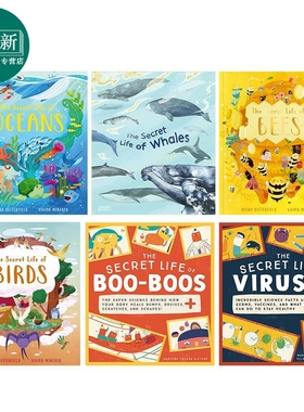 英文原版科学事实科普绘本 神秘生活系列 The Secret Life of 病毒Viruses 伤斑Boo-Boos 鲸鱼Whales 蜜蜂Bees 又日新