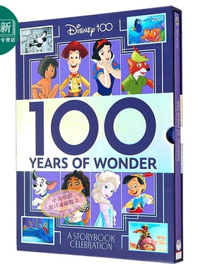 迪士尼百年奇迹 Disney 100 Years of Wonder slipcase 英文原版进口 儿童故事绘本 图画故事书 精装盒装 4-8岁 又日新