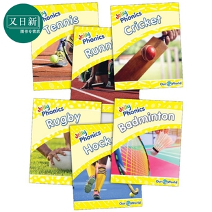 快乐自然拼读读物2级 Phonics Level 英文原版 又日新 Jolly 英语版 Our Readers 世界 我们 World 幼儿教辅 手写体英式