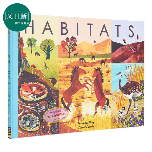 动物栖息地英文原版儿童科普