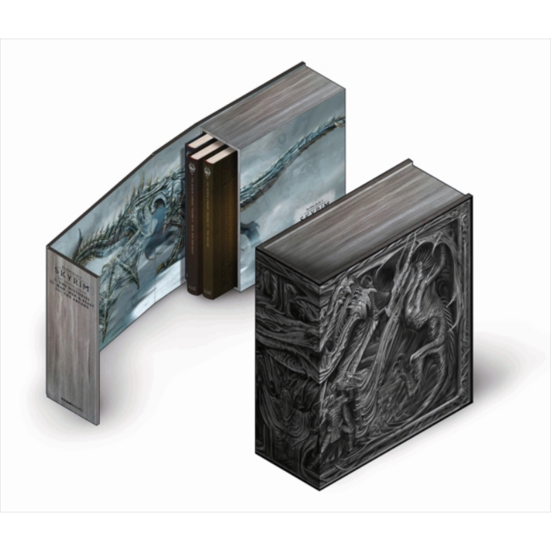 上古卷轴5 天际卷1-3 精装收藏套装 英文原版 The Skyrim Library Volumes I II III Box Set 游戏设定集 又日新