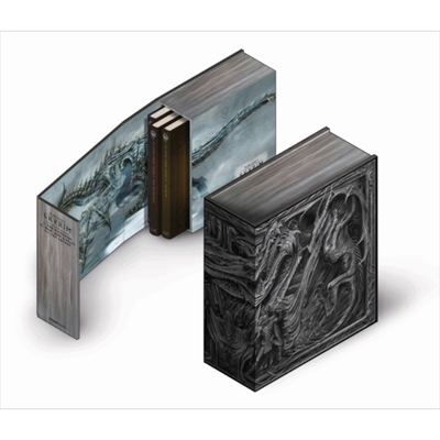 上古卷轴5 天际卷1-3 精装收藏套装 英文原版 The Skyrim Library Volumes I II  III Box Set 游戏设定集 又日新