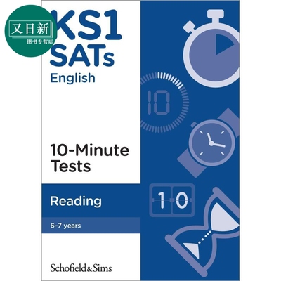 英国S&S教辅KS1 SATs Reading 10-Minute Tests KS1 SAT 阅读 10 分钟测试（6-7岁）附答案  英文原版  又日新