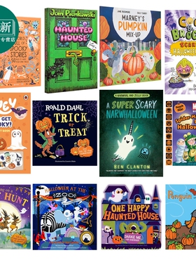 HALLOWEEN万圣节主题书单合集 Trick or Treat 英文原版 纸板书亲子绘本图画书桥梁漫画书立体书 南瓜节 糖果节 又日新