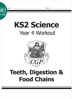 英国CGP KS2 Science Year Four Workout: Teeth, Digestion & Food Chains 又日新