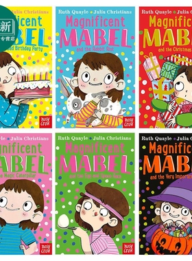 Magnificent Mabel 梅布尔系列6册套装 幽默搞笑短篇小说 插图故事图画书 英文原版 进口图书 5-7岁