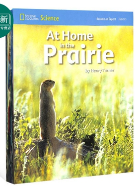 美国国家地理科学入门3级栖息地读本6册 National Geographic Science L3 Habitats 蓝思值BR-300L 含音频 7-12岁 又日新