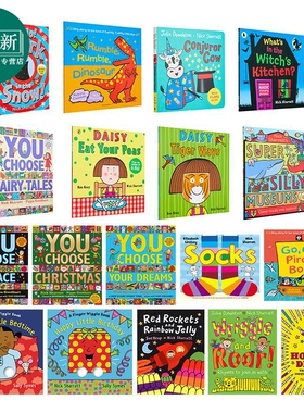 Nick Sharratt 尼克萨尔特英文原版儿童故事绘本合集 You Choose Fairy Tales Conjuror Cow Shark in the Snow 又日新