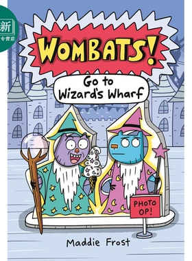 桥梁漫画 考拉袋熊冒险记WOMBATS  1 Go To Wizards Wharf 英文原版小初文学 儿童图画图像小说 漫画故事读物 又日新