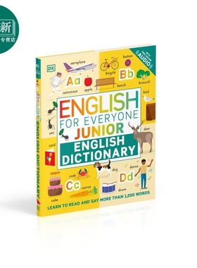 English for Everyone Junior English Dictionary DK人人学英语 每日英语字典 英文原版 儿童插图词汇字典图书